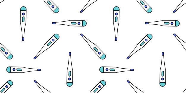 Termometro elettronico a modello, stampato senza cuciture, dispositivo di misurazione della temperatura dispersa dell'ospedale