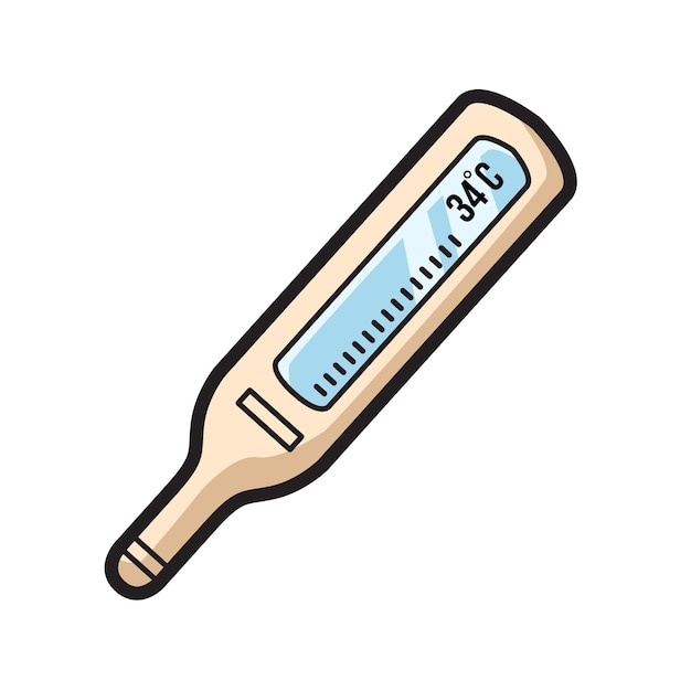 Termometro per la temperatura Clipart