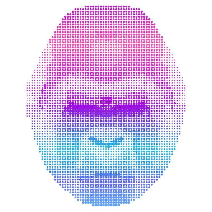 Vettore testa astratta della gorilla isolata su bianco. ritratto grafico di animali per biglietti d'auguri, inviti a una festa moderna, carta da parati, pubblicità in vendita in negozio, workshop, t-shirt, stampa di borse, poster.
