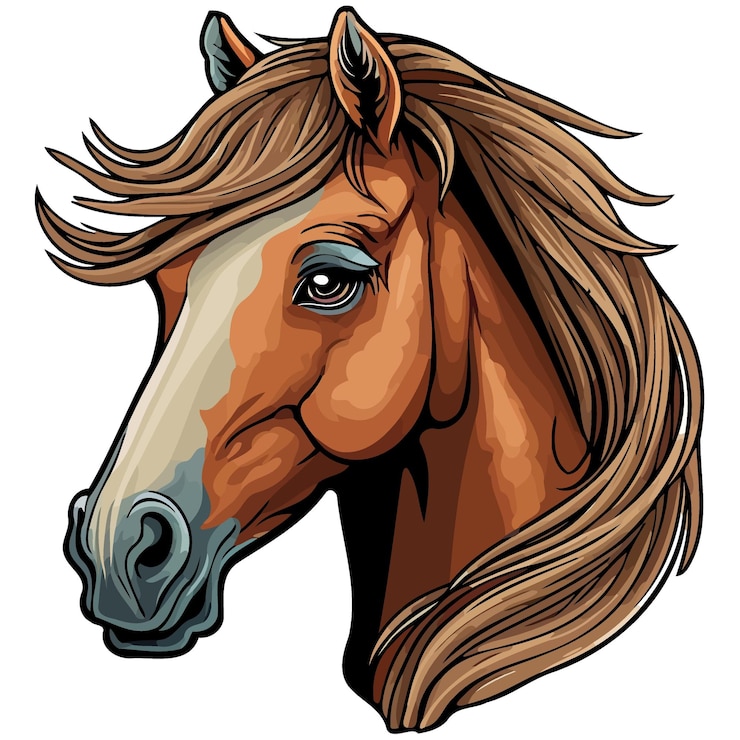 Testa di cavallo equino