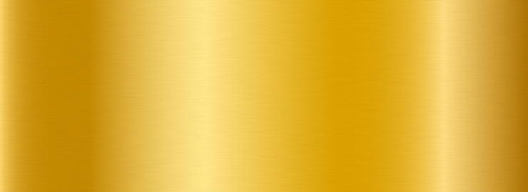 Vettore texture a gradiente metallico dorato sfondio in foglio metallico dorata ampio foglio giallo lucido per la placca dell'etichetta