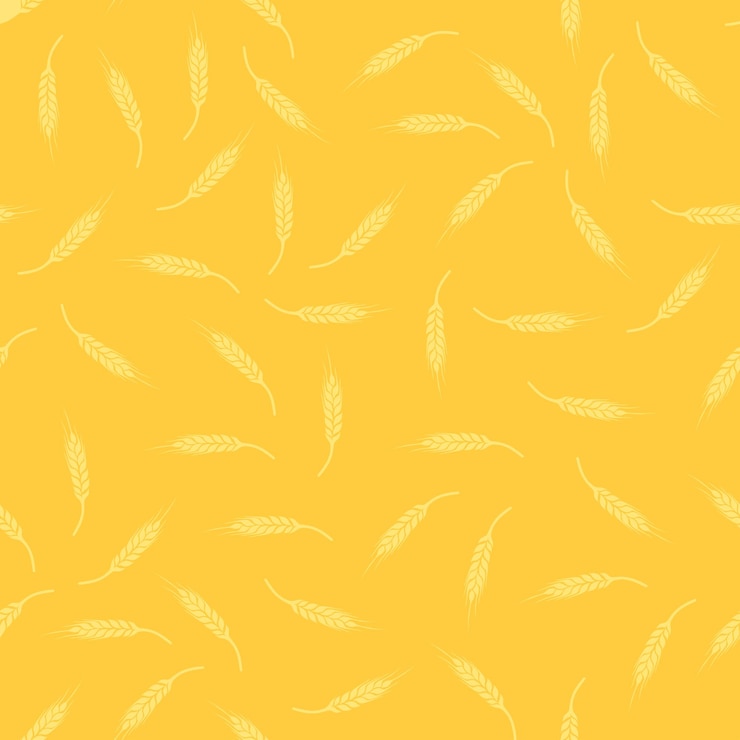 Vettore texture con spighe di grano