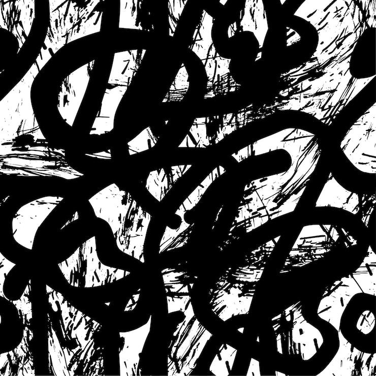 Vettore texture grunge marker doodle urban grunge overlay texture di vernice con effetto spray e schizzi di inchiostro