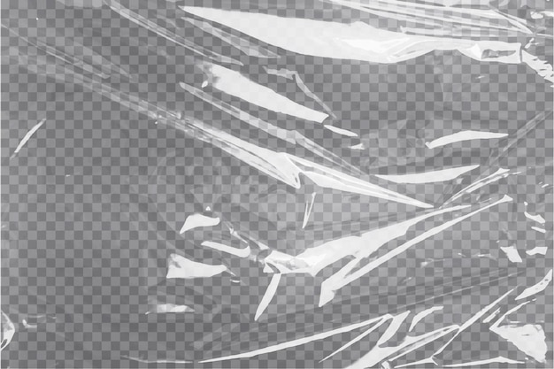Texture realistica dell'involucro di plastica Copertura in polietilene allungato