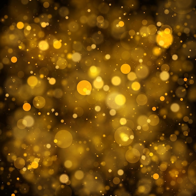 Texture sfondo astratto bianco e nero o argento oro Glitter ed elegante per Natale Polvere bianca Particelle di polvere magica scintillante Concetto magico Sfondo astratto con effetto bokeh Vector
