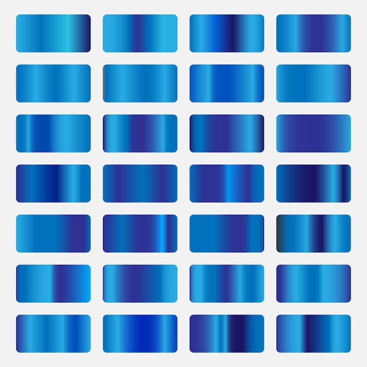 Vettore texture superficie gradiente blu su sfondo bianco