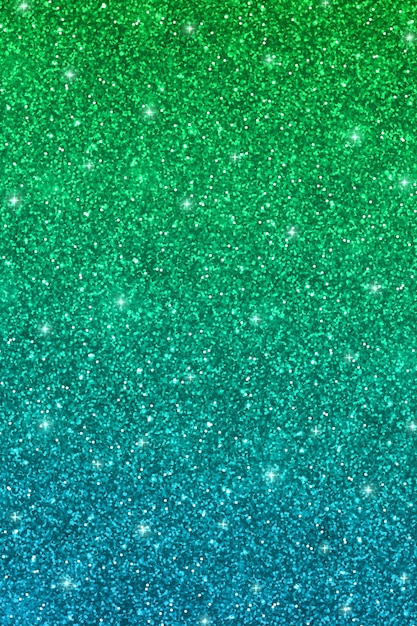 Texture verticale glitterata con sfumatura di colore verde blu