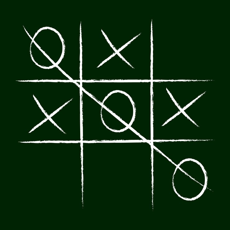Vettore tic tac toe game 