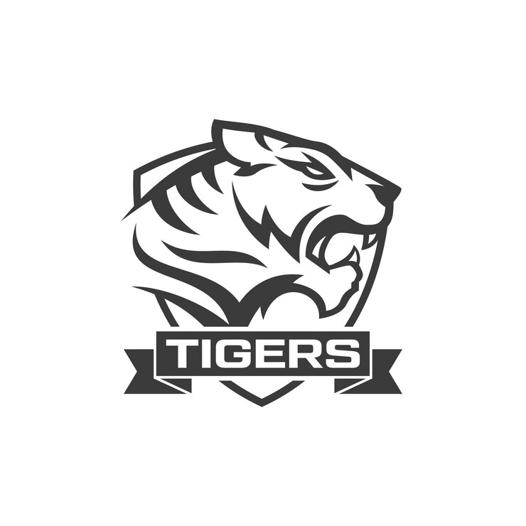 Vettore tiger logo vettori