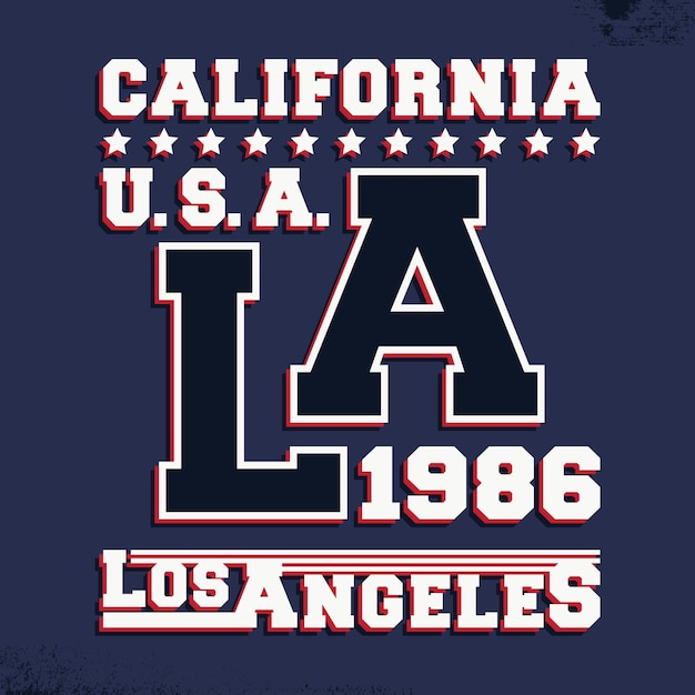 Timbro vintage California