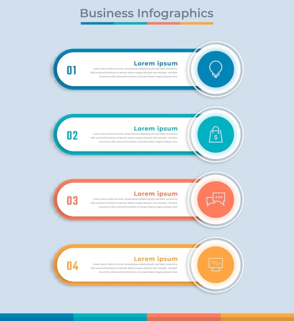 Timeline Infographics Business Data Visualization Process Chart Diagram Grafico con opzioni di passaggi