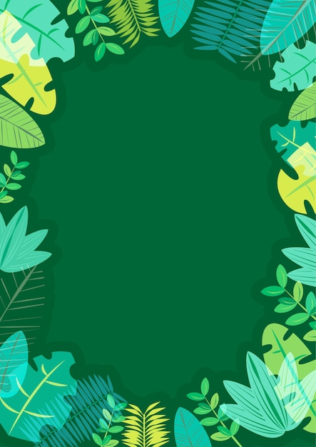 Tono verde cornice estiva