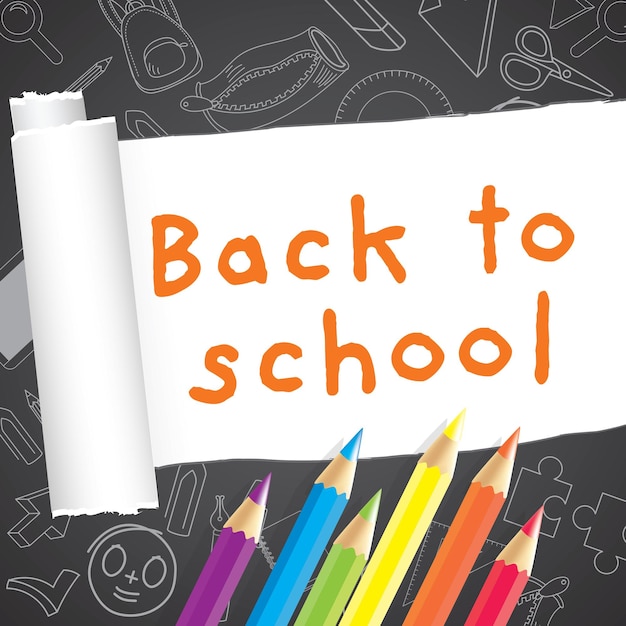 Torna a scuola illustrazione