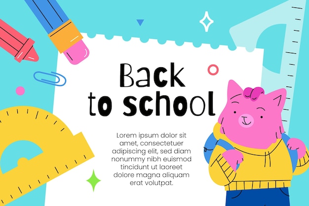 Torna a scuola sfondo