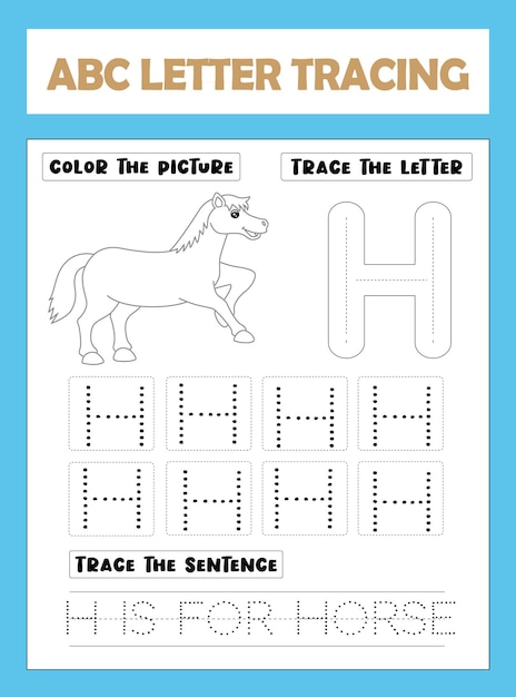 Tracciamento e colorazione delle lettere ABC