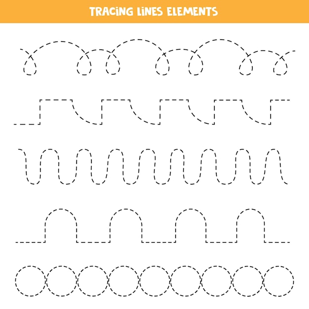 Tracciare elementi di linee per la realizzazione di giochi educativi.