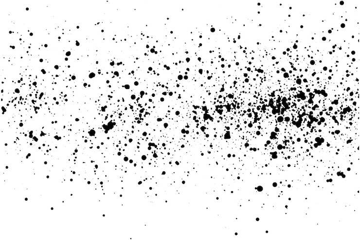 Vettore trama di ghiaia grintosa sfondo sovrapposto a mezzitoni sfumati design schizzato astratto monocromatico