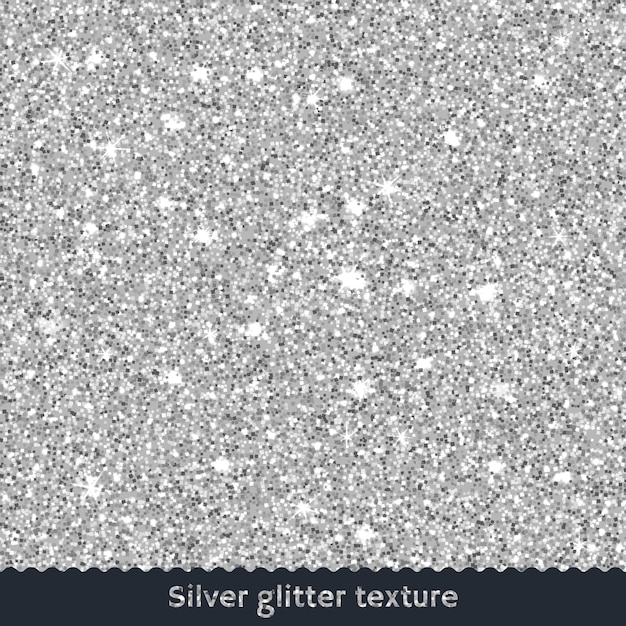 Trama glitter argento