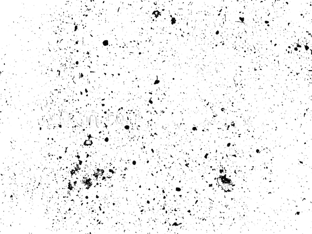 Trama nera in difficoltà Trama granulosa scura su sfondo bianco Sovrapposizione di polvere testurizzata