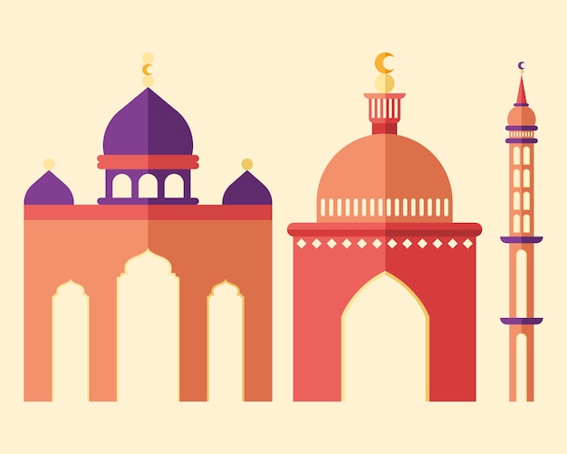 Tre icone eid mubarak