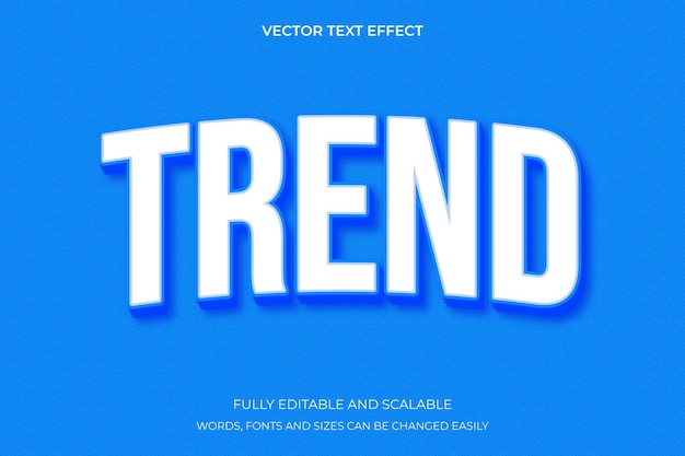 Trend 3d generatore di effetti di testo lettering art