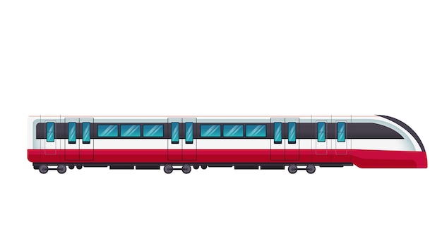 Treno isolato illustrazione vettoriale