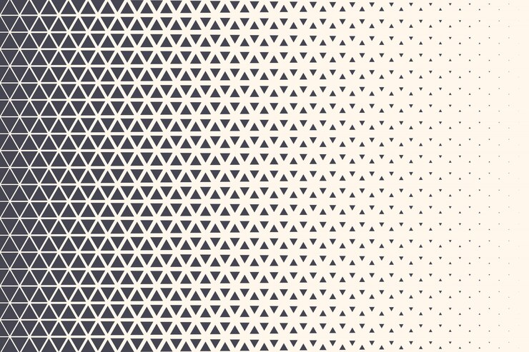 Triangoli di semitono modello tecnologia astratto geometrico
