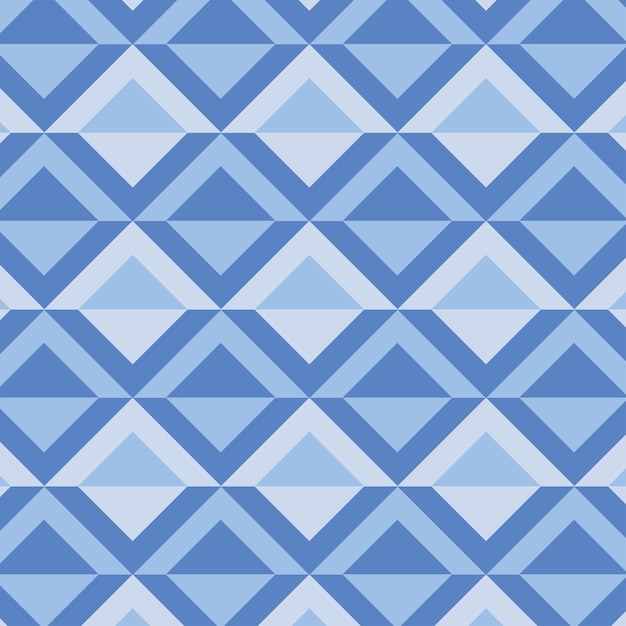 triangoli modello ottico granuli di mosaico blu
