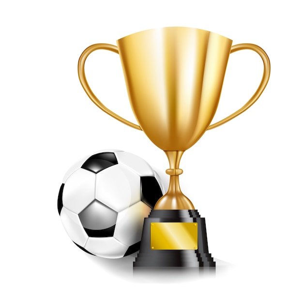 Trofeo d&#39;oro e calcio