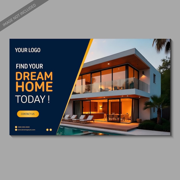 Trova la casa dei tuoi sogni oggi Promozione immobiliare di lusso con villa moderna e piscina