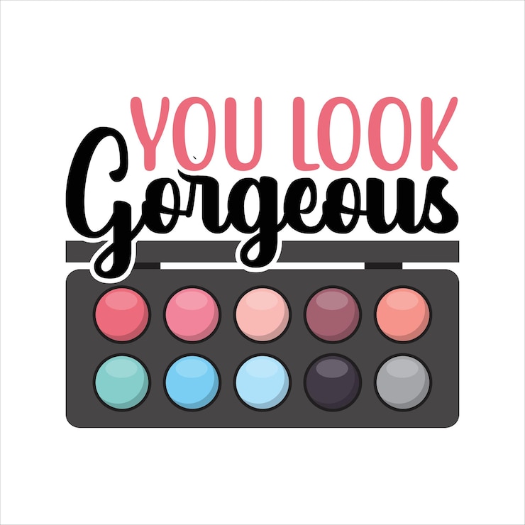 Vettore trucco per la tipografia tshirt design download gratuito
