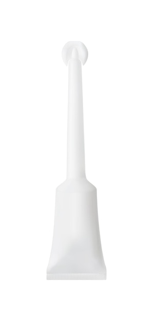 Tubo bianco in plastica Imballaggio per cosmetici, dentifricio e medicine