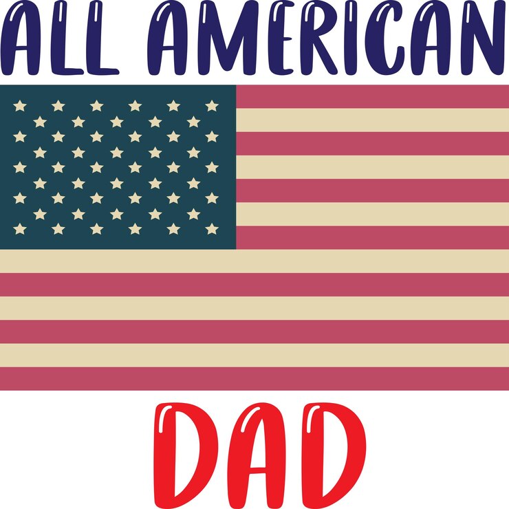Vettore tutto americano, papà.