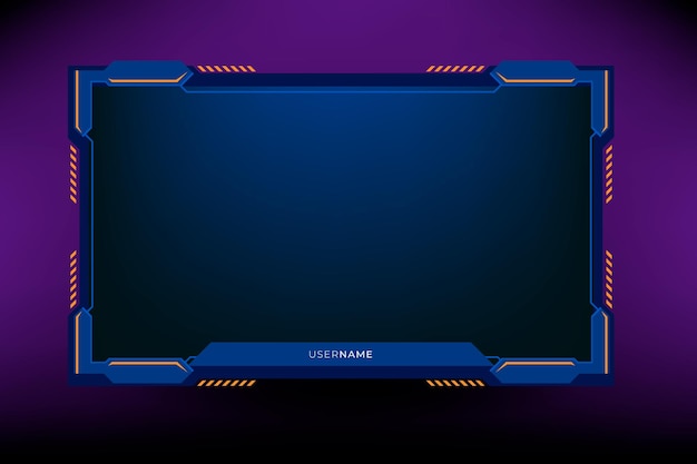 Twitch stream overlay facecam overlay offline a partire da pannelli twitch