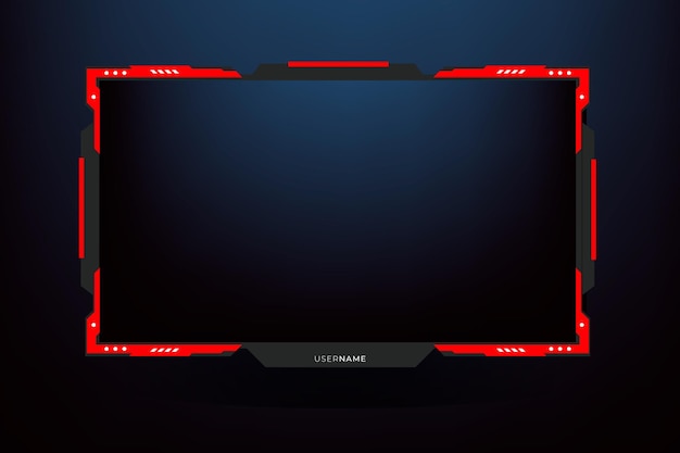 Twitch stream overlay facecam overlay offline a partire da pannelli twitch