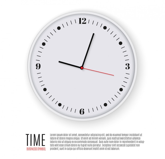 Ufficio orologio da parete.