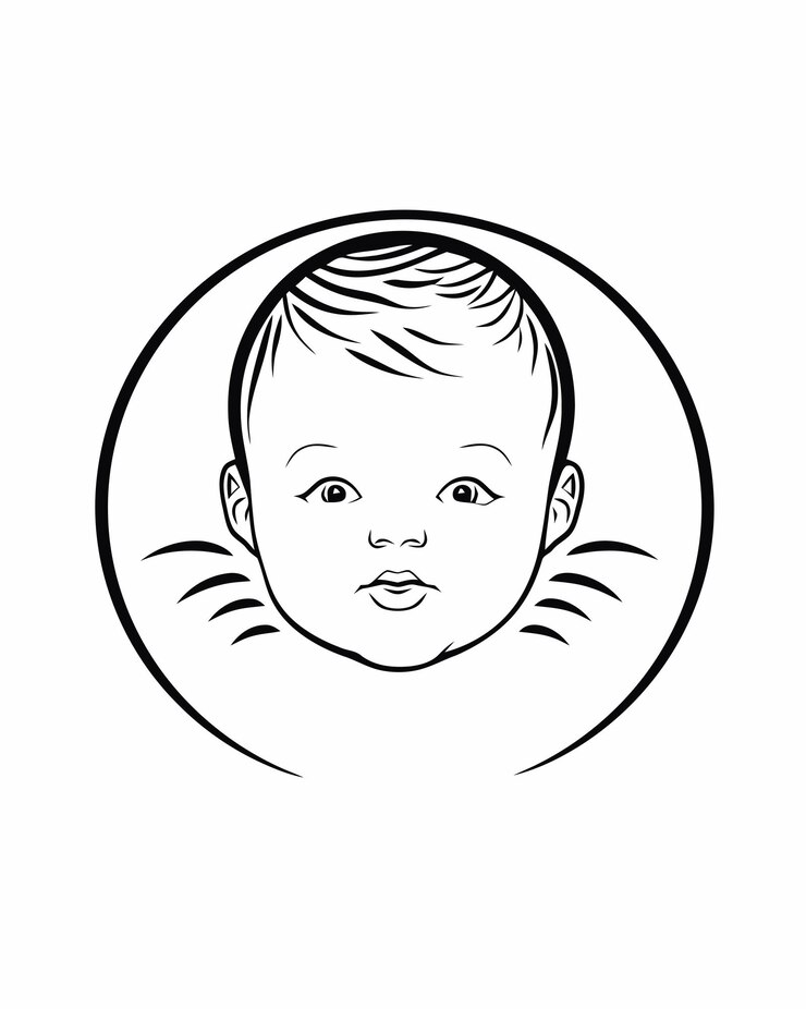 Un bambino in cerchio