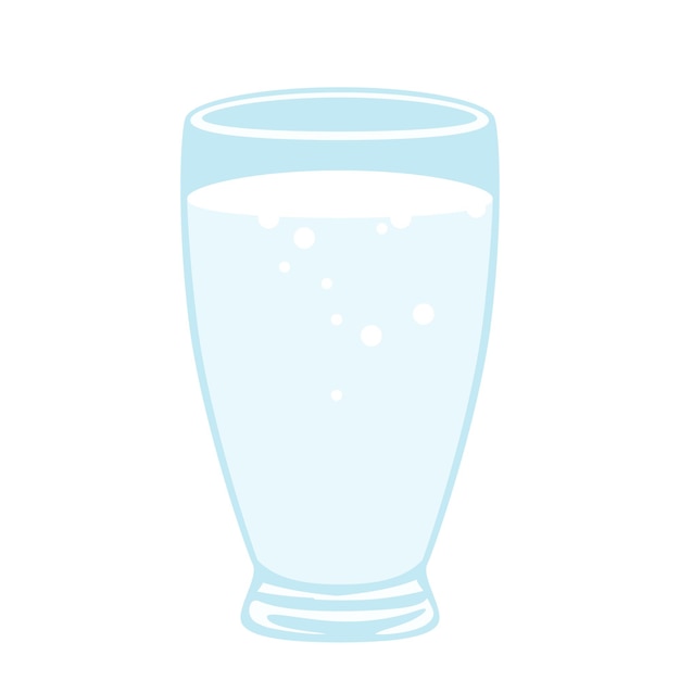 Un bicchiere di acqua potabile