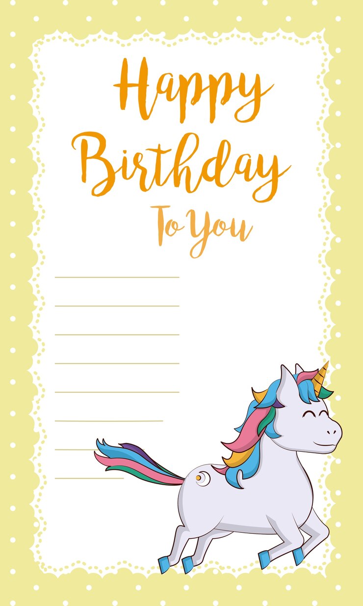 Vettore un biglietto di auguri di compleanno.