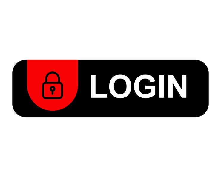 Vettore un cartello nero e rosso che dice logitechon