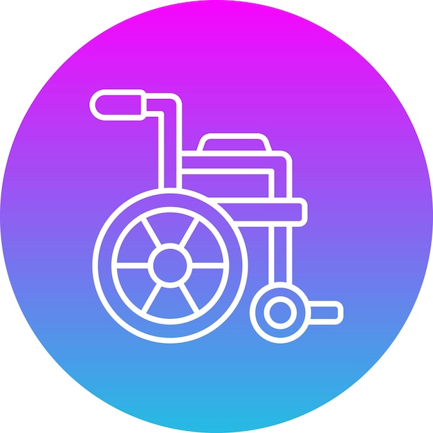 un cerchio blu e rosa con uno sfondo blu e rosa