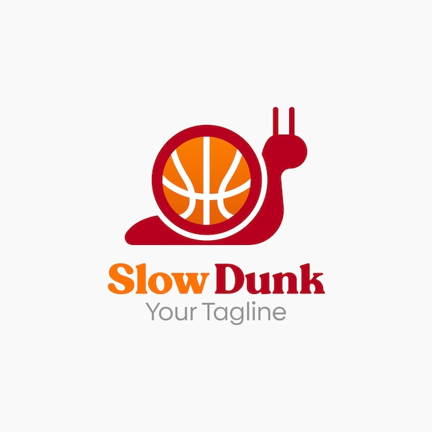 un cerchio da basket che ha la parola lento su di esso
