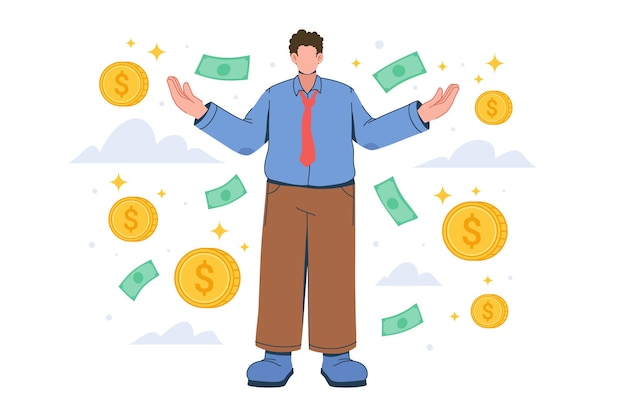 Un concetto finanziario di successo