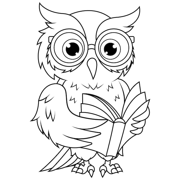Un cucciolo carino che legge un libro