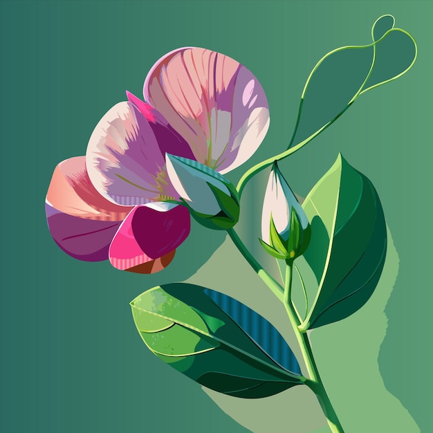 un dipinto di fiori con la parola " primavera " in fondo
