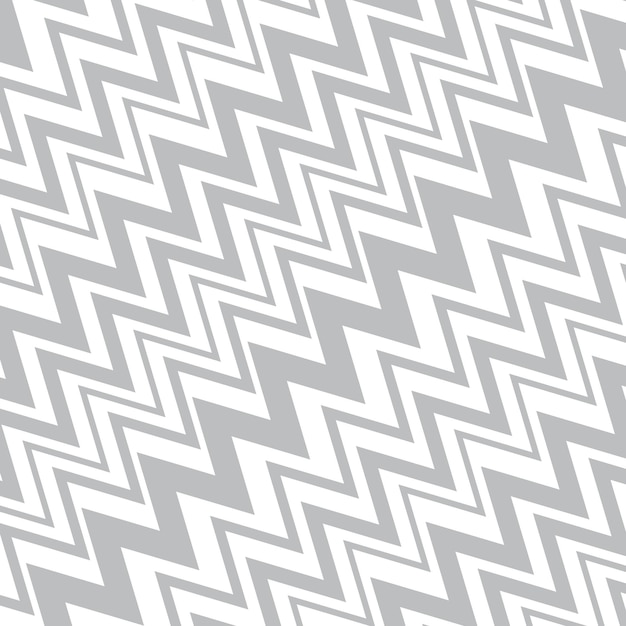 un disegno a zigzag grigio e bianco con linee a zig-zag