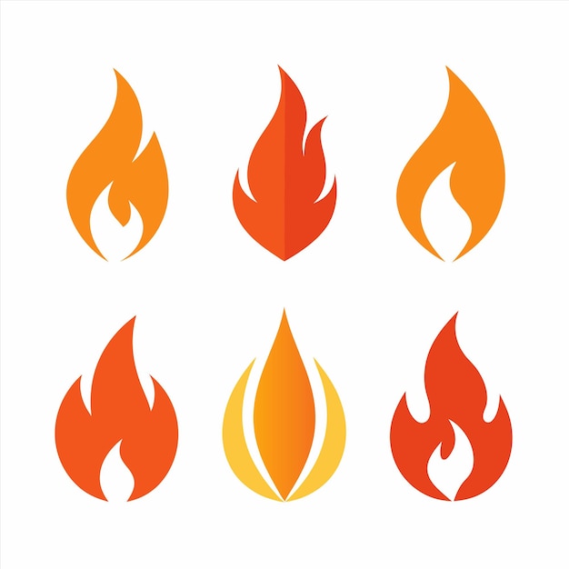 un disegno di fuoco con fiamme che dicono "fuoco"