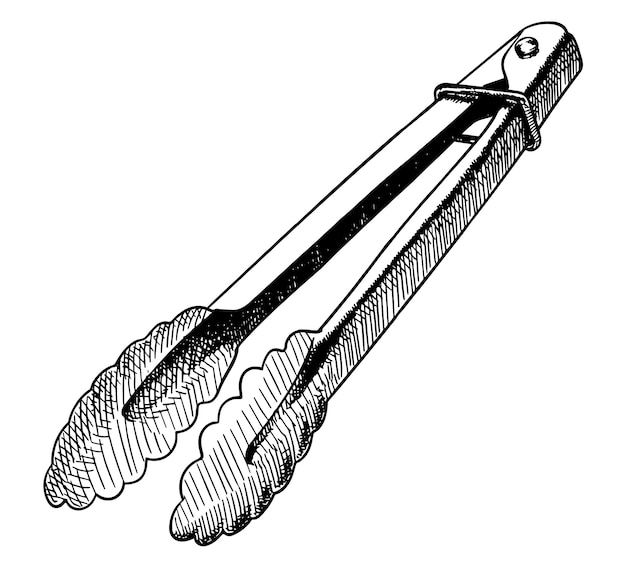 un disegno di un coltello con un martello su di esso