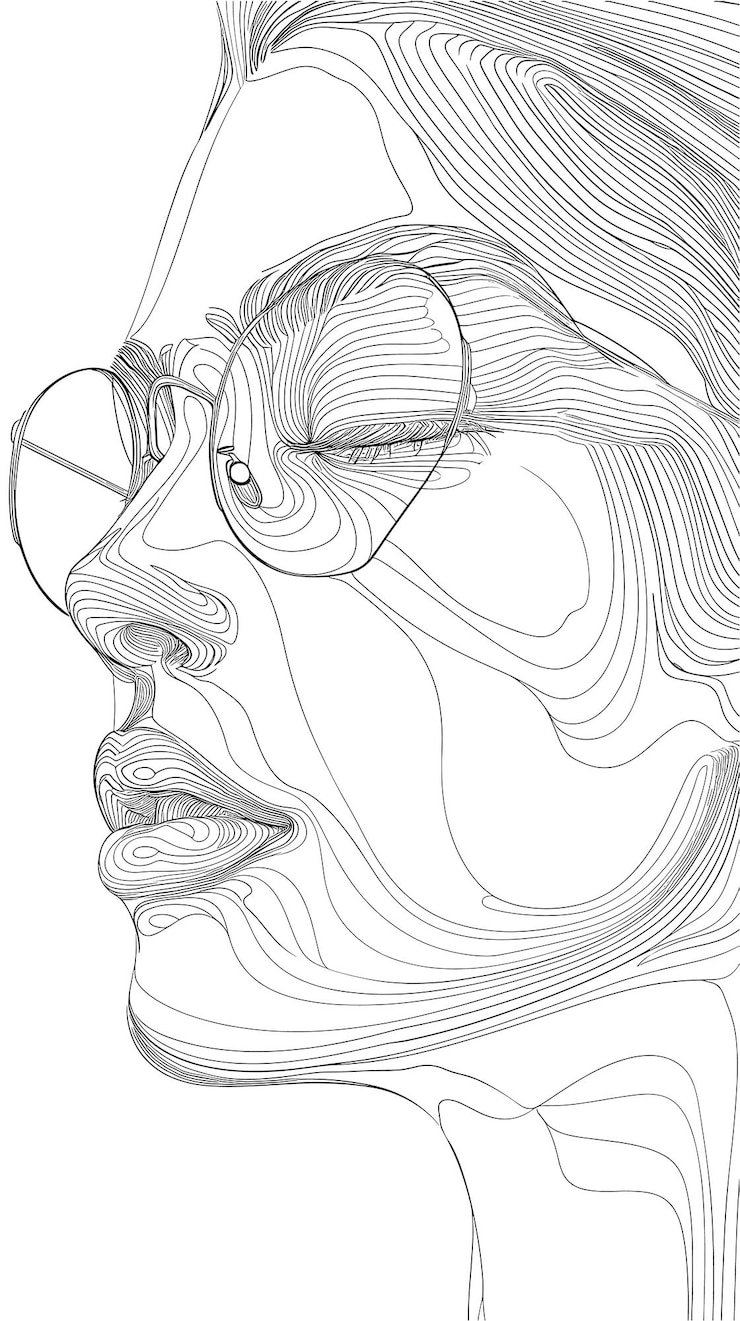 Vettore un disegno di una faccia con le parole "ss eyeson it"