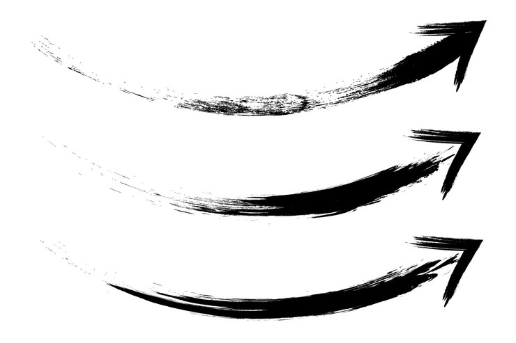 Vettore un disegno in bianco e nero di una linea con le parole quote la parola quote su di esso